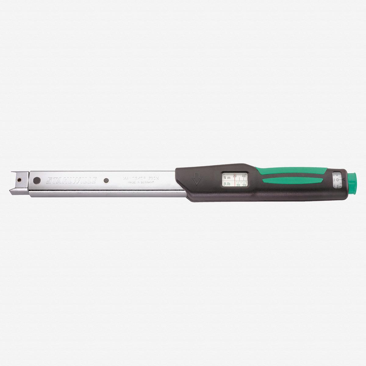 Stahlwille 730N Service MANOSKOP Torque Wrench Size a10 9 x 12mm 180-900 in-lb