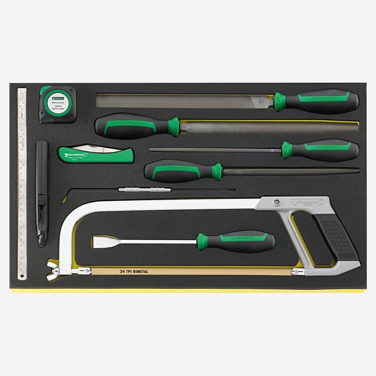 Stahlwille TCS 12025-1311011 Files and Saw Set in TCS Inlay