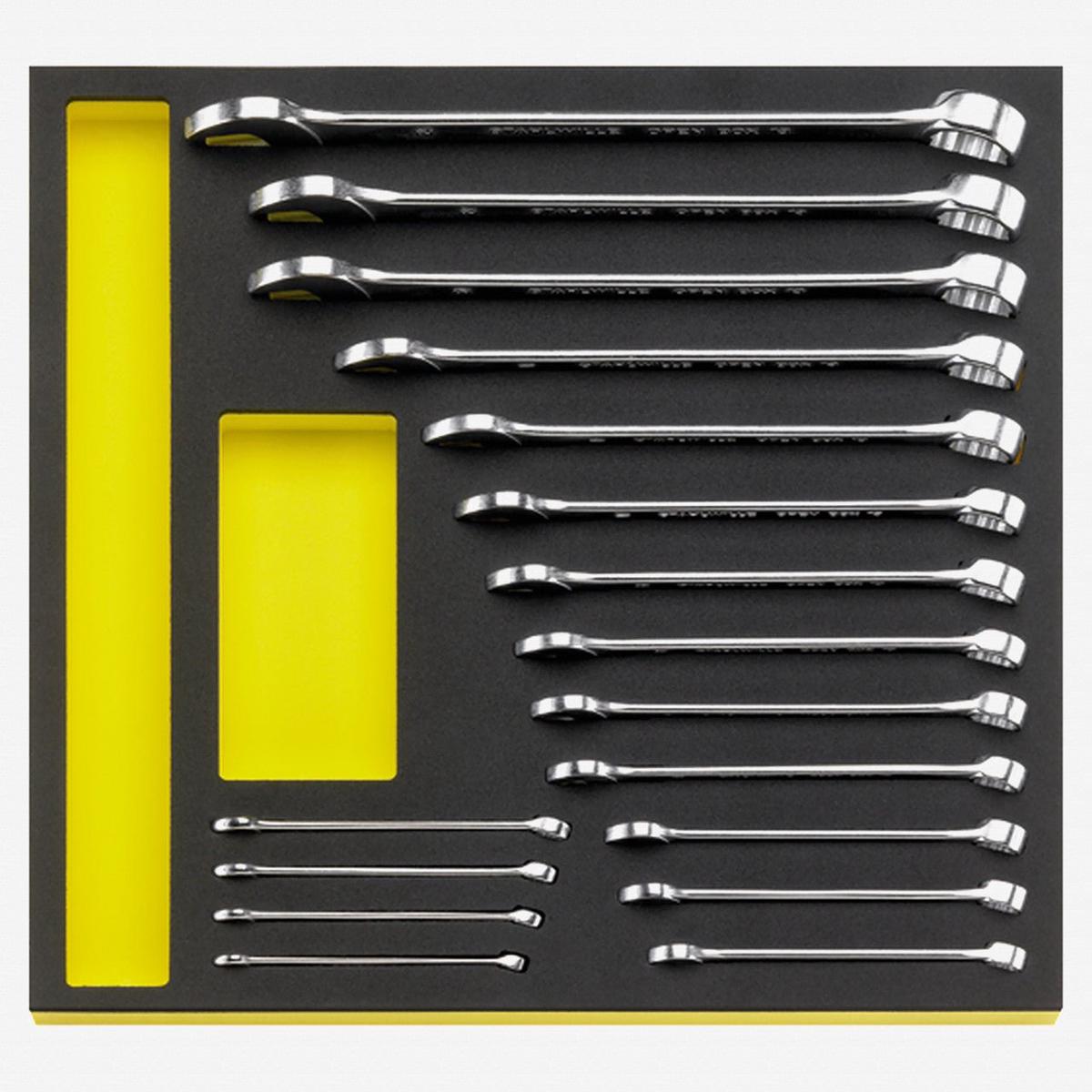 Stahlwille TCS 1317 MF Combination Wrench Set 6 – 24 mm 17 PIeces in TCS Inlay