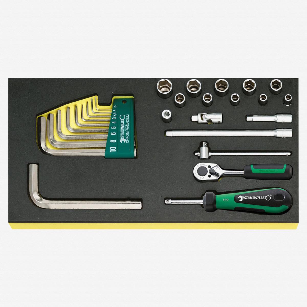 Stahlwille TCS 14 Ratchet 10760CV 14 tools in TCS Inlay
