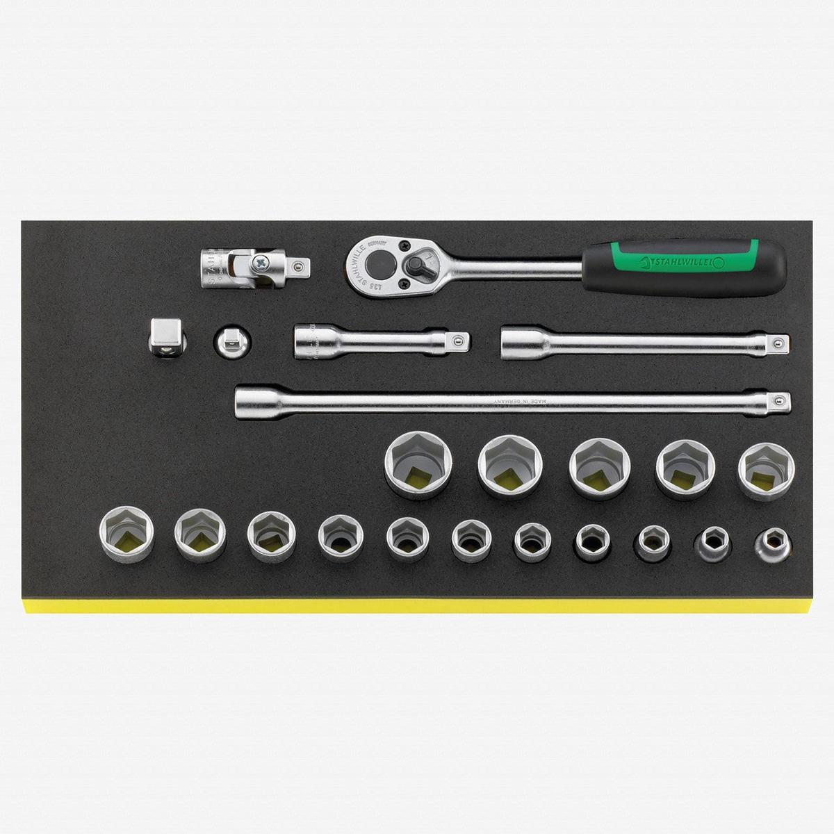 Stahlwille TCS 456167 38 Metric Socket Set in TCS Inlay 23 Pieces