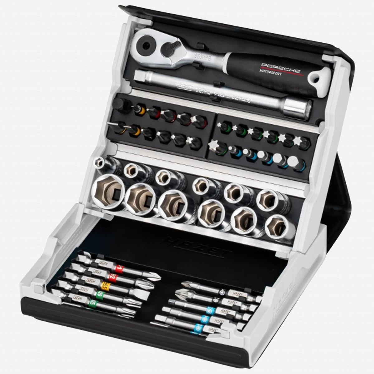 Hazet 2200SC-2-PD Porsche Motorsport SmartCase Metric 14 Socket Set 50 PIeces