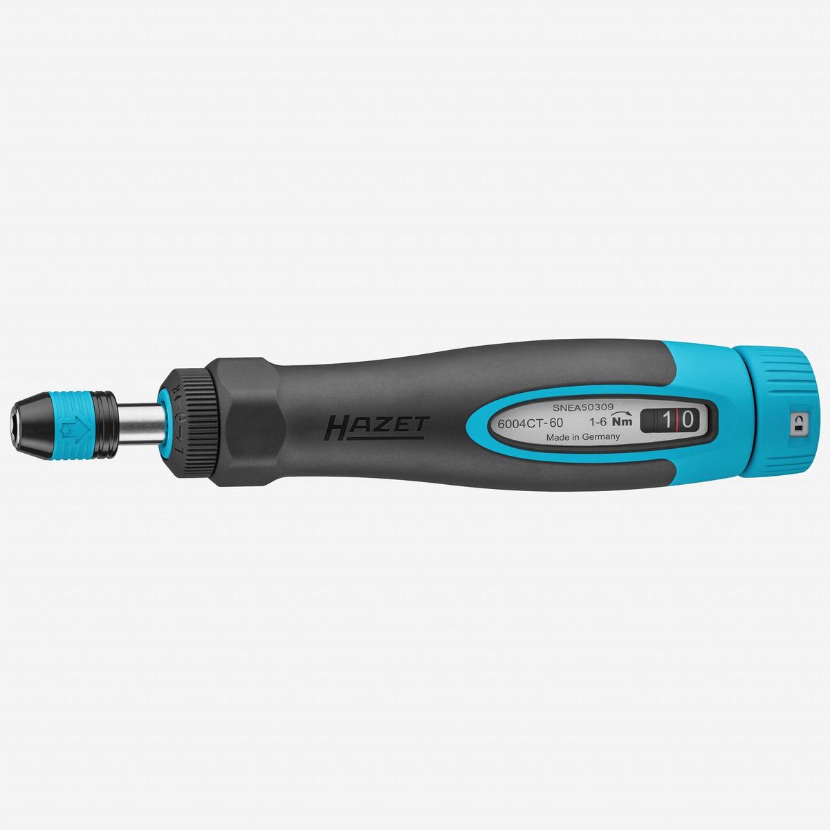 Hazet 6004CT-60 14 Hex Drive Torque Screwdriver 1-6 Nm