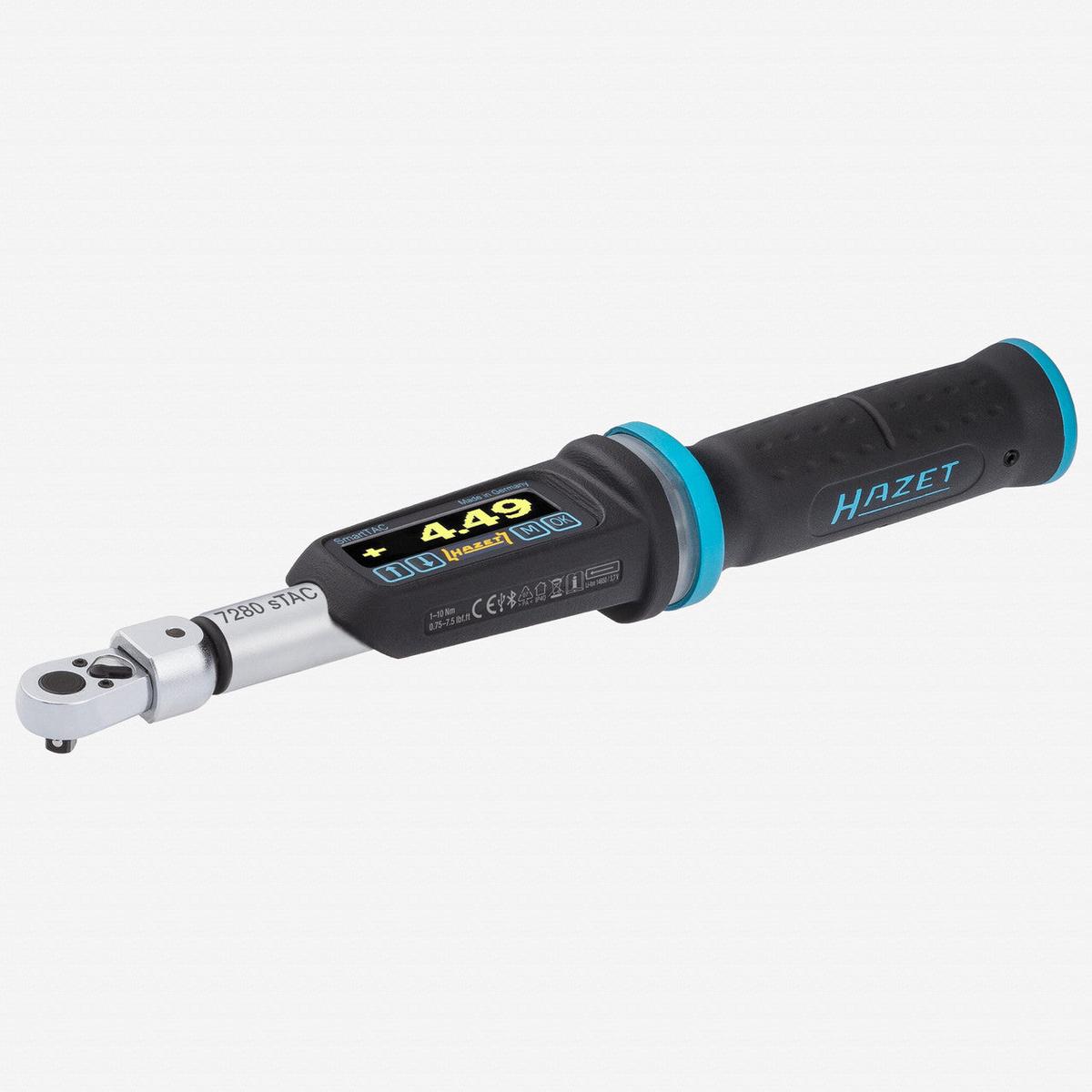 Hazet 7290-2STAC 38 Electronic Torque Wrench with Built-in Angle Gauge 9 x 12 mm 5 – 60 mm (35 – 44 lbs-ft)