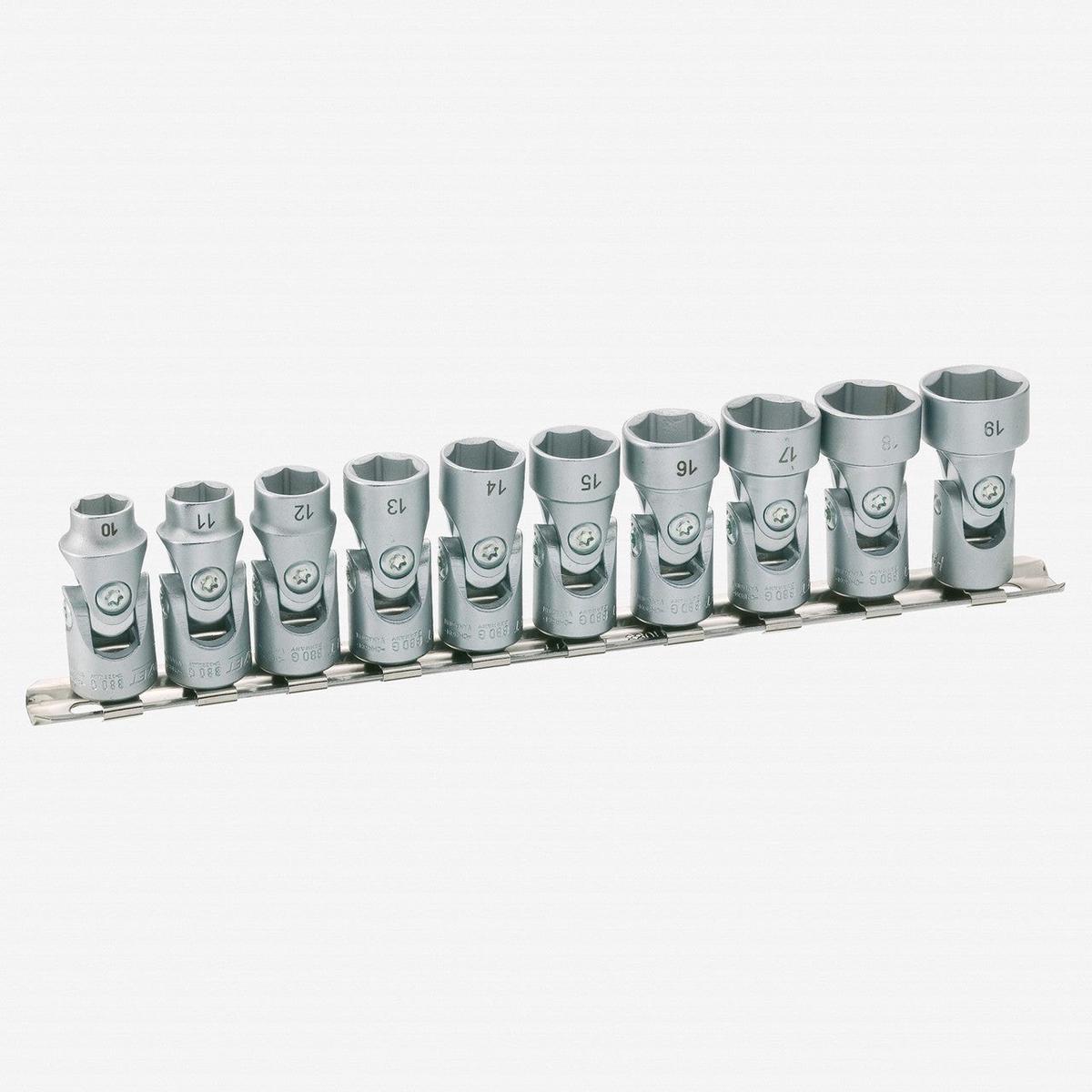 Hazet 880G10H 10 Pc Joint socket set (6-point) 38 Drive