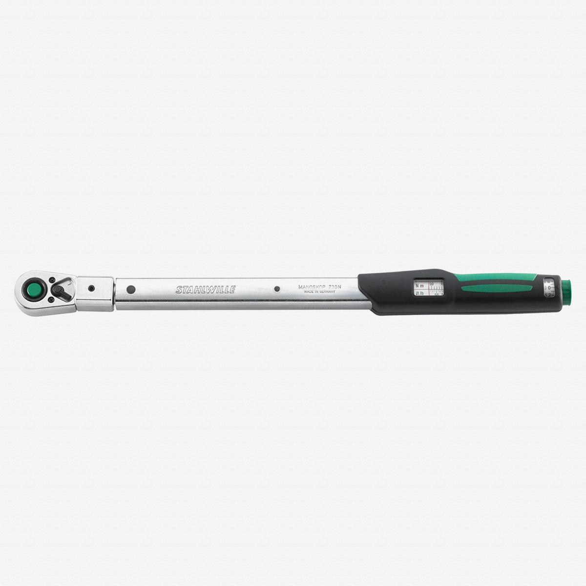 Stahlwille 730NR Service MANOSKOP 38 Torque Wrench Size 5QR FK 10-50 Nm