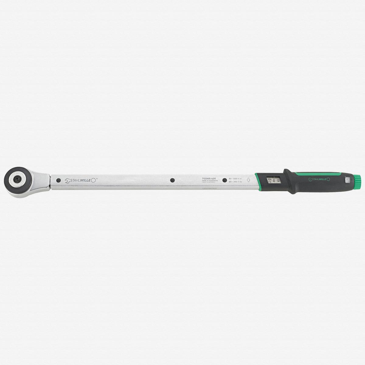 Stahlwille 750NR400 Torque Wrench 34 Drive 80 – 400 Nm