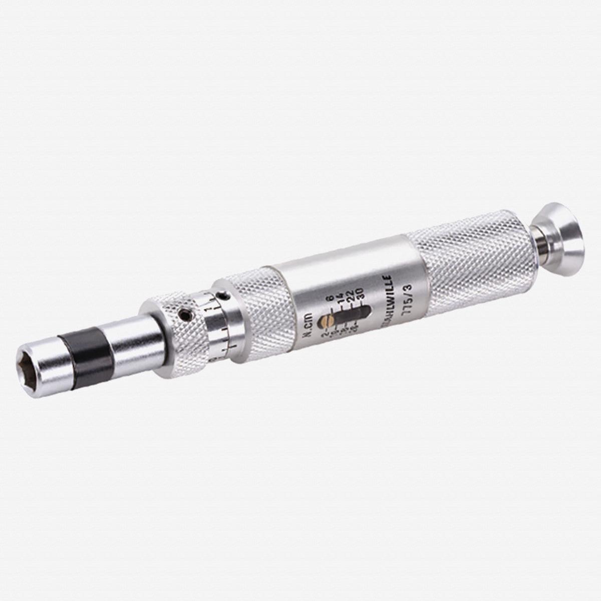 Stahlwille 775 TORSIOMAX Torque screwdriver size 3 2-30 cNm