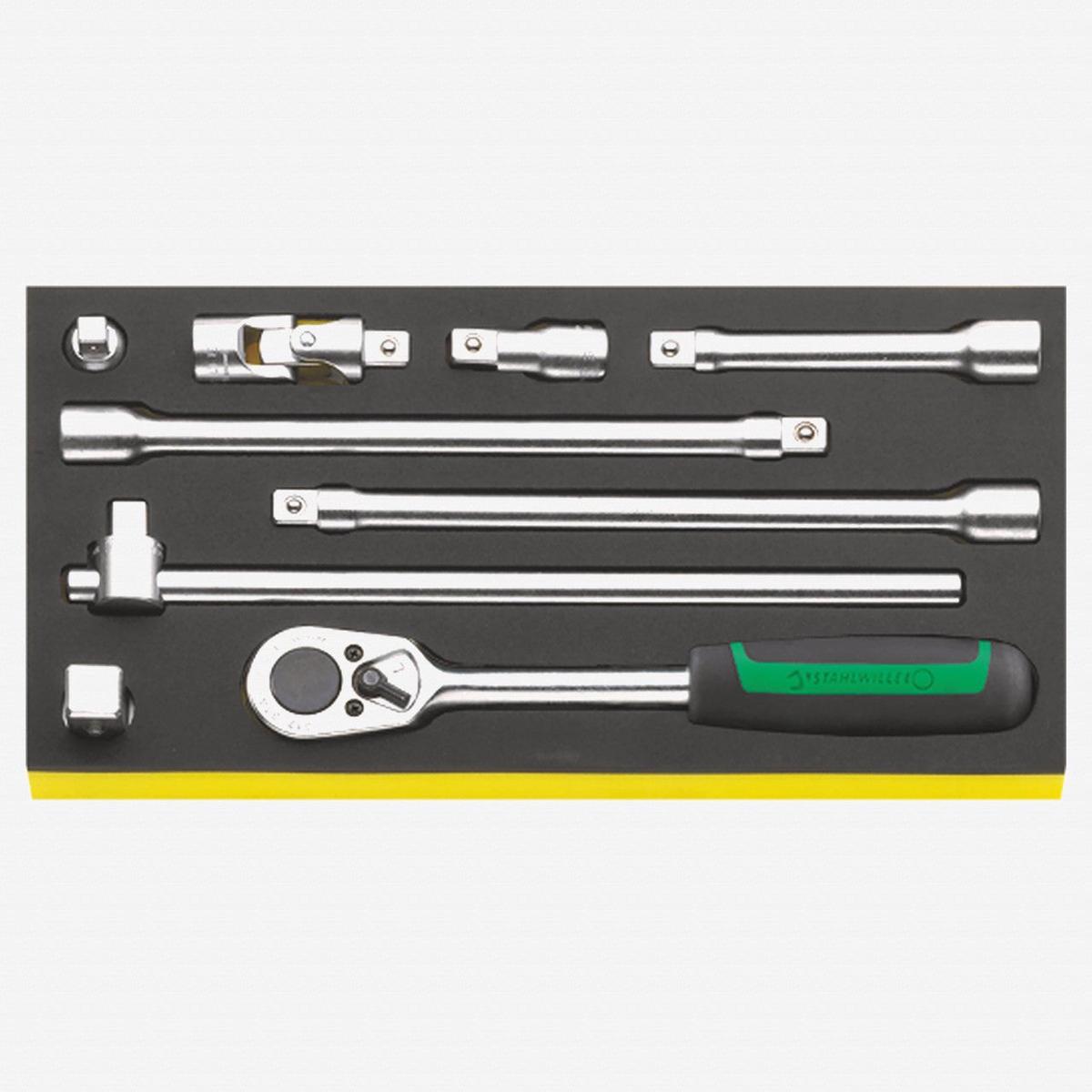 Stahlwille TCS 12-5129 12 Ratchet and Accessories in TCS Inlay