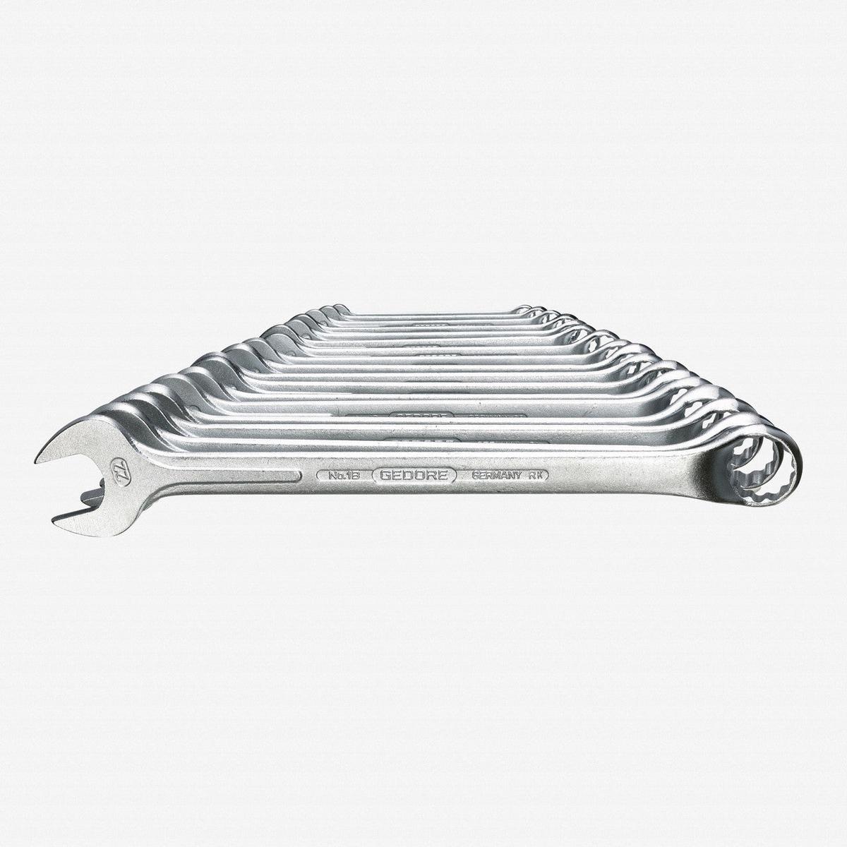 Gedore 1 B-017 Combination spanner set 17 pcs 6-22 mm