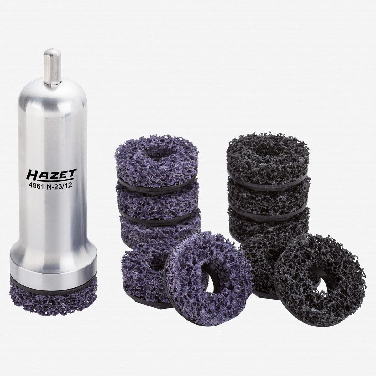 Hazet 4961N-2312 Wheel Hub Grinder Set for Commercial Vehicles 12 Pieces