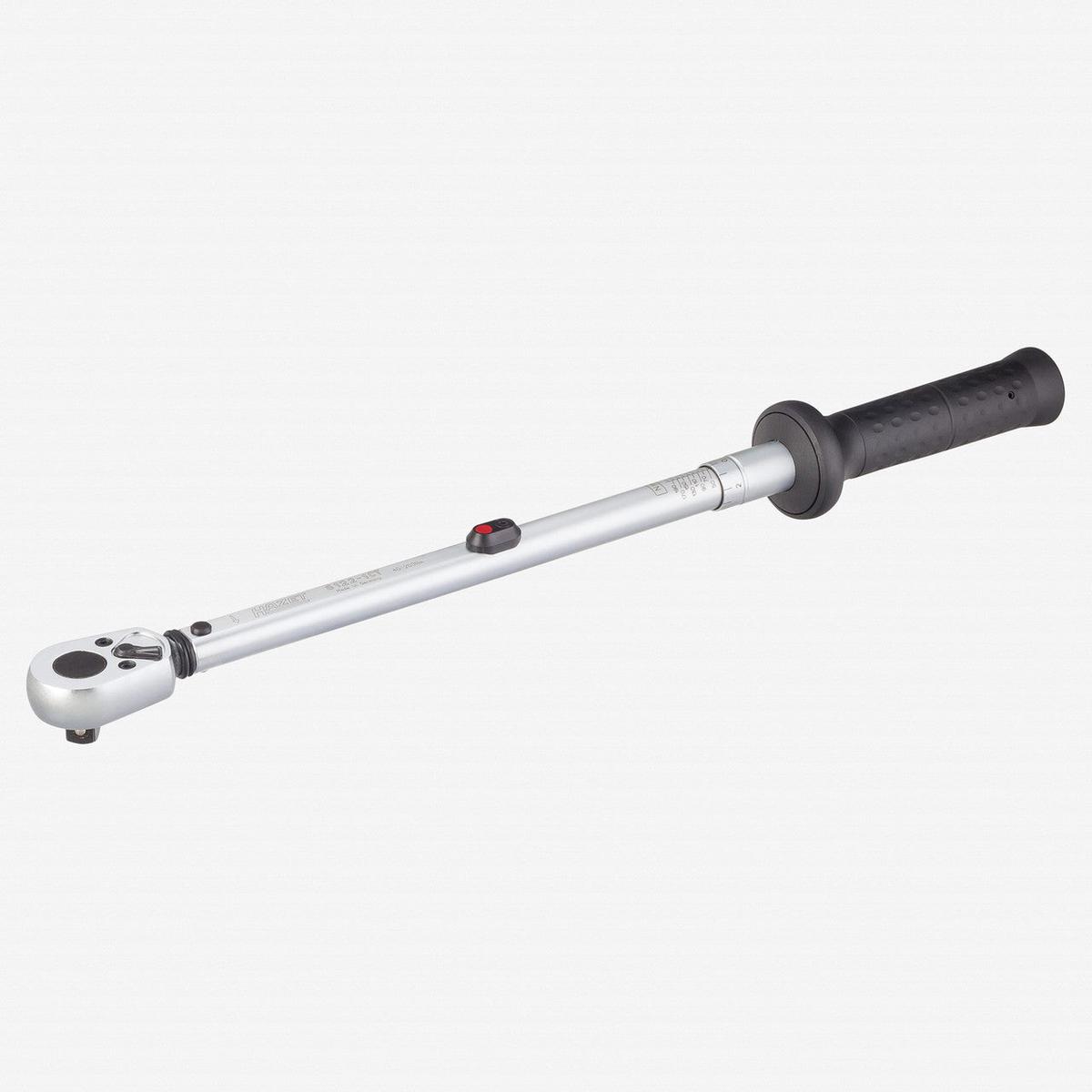 Hazet 6122-1CT Torque Wrench 12 Drive 40-200 Nm with Reversible HiPer Ratchet
