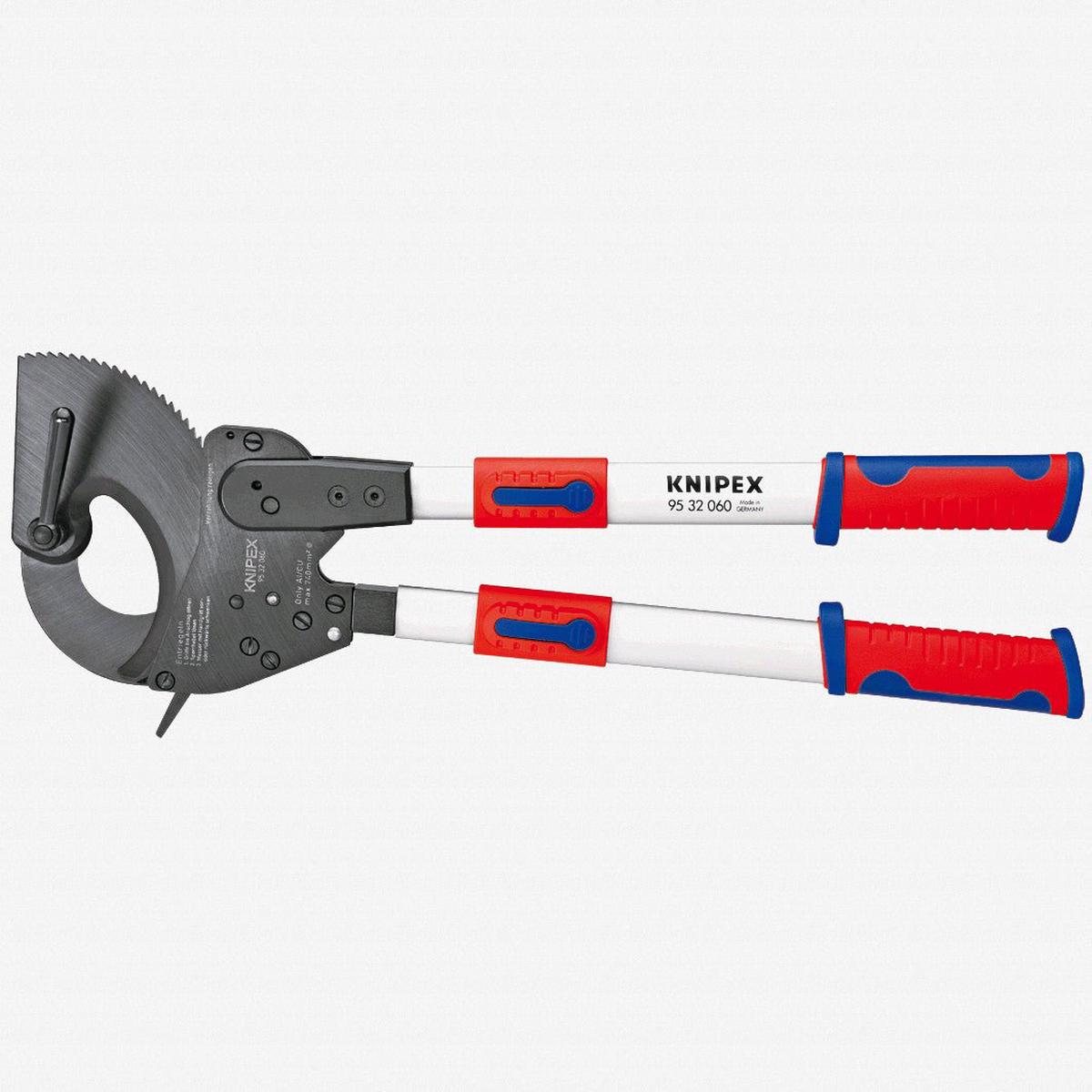 Knipex 268 Cable Shears (ratchet action) with telescopic handles