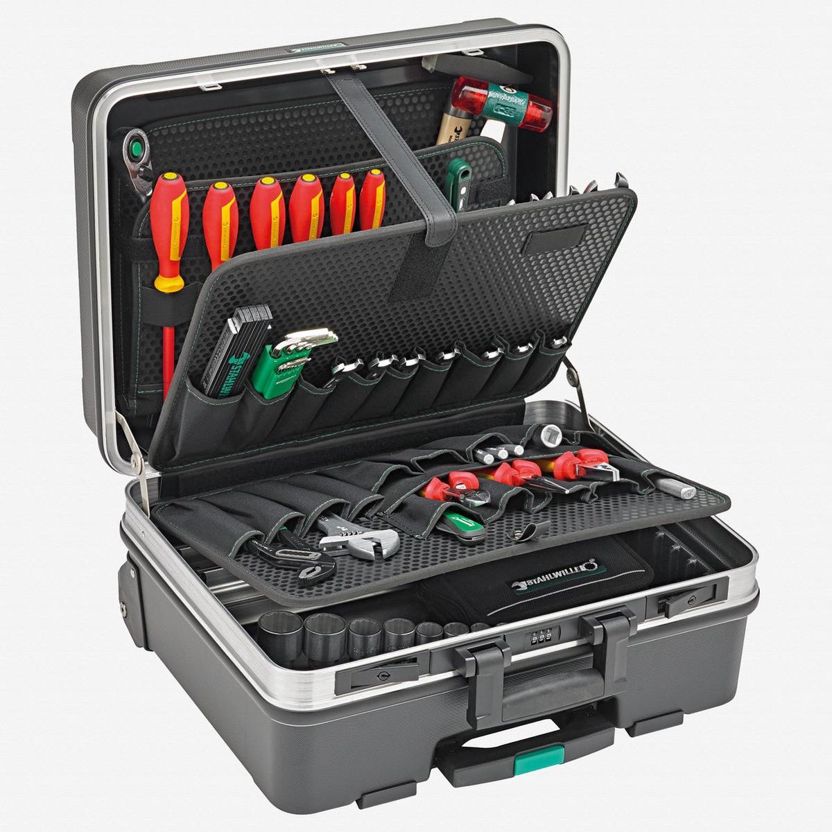 Stahlwille 1330288 VDE Insulated Tool Set in Mobile Hardshell Case 88 Pieces