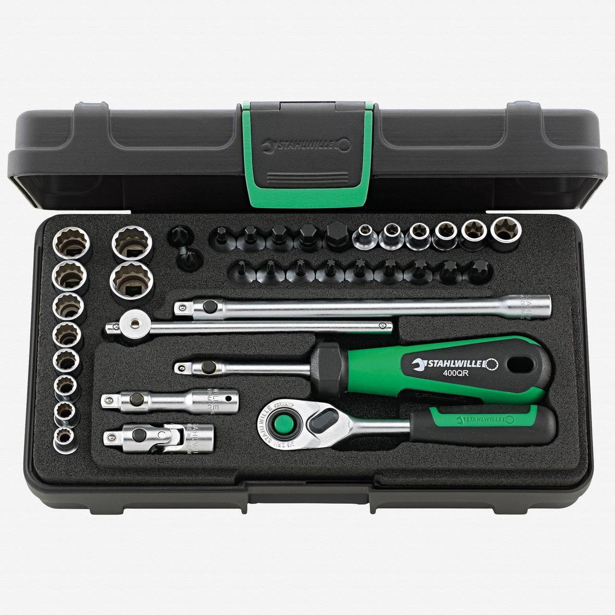 Stahlwille 40D40T KT QR Socket Set 14 Drive 5 -13mm 38 Pieces