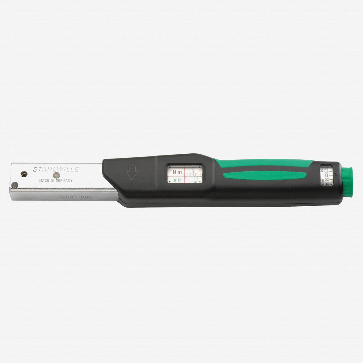 Stahlwille 730N Service MANOSKOP Torque Wrench Size a2 9 x 12mm 40-180 in-lb