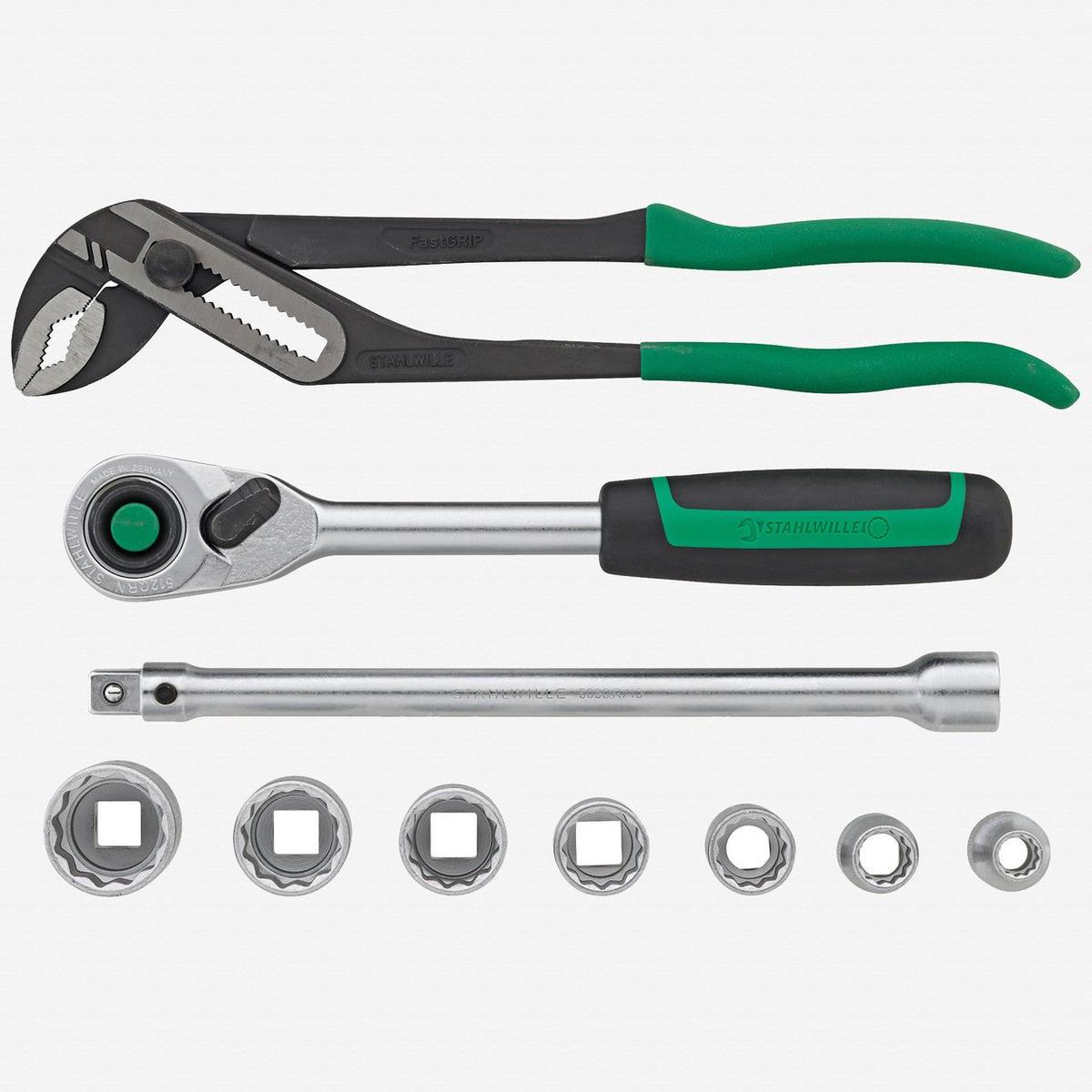 Stahlwille AGRARSET MOBIL Agricultural Maintenance Expansion Set 10 Pieces