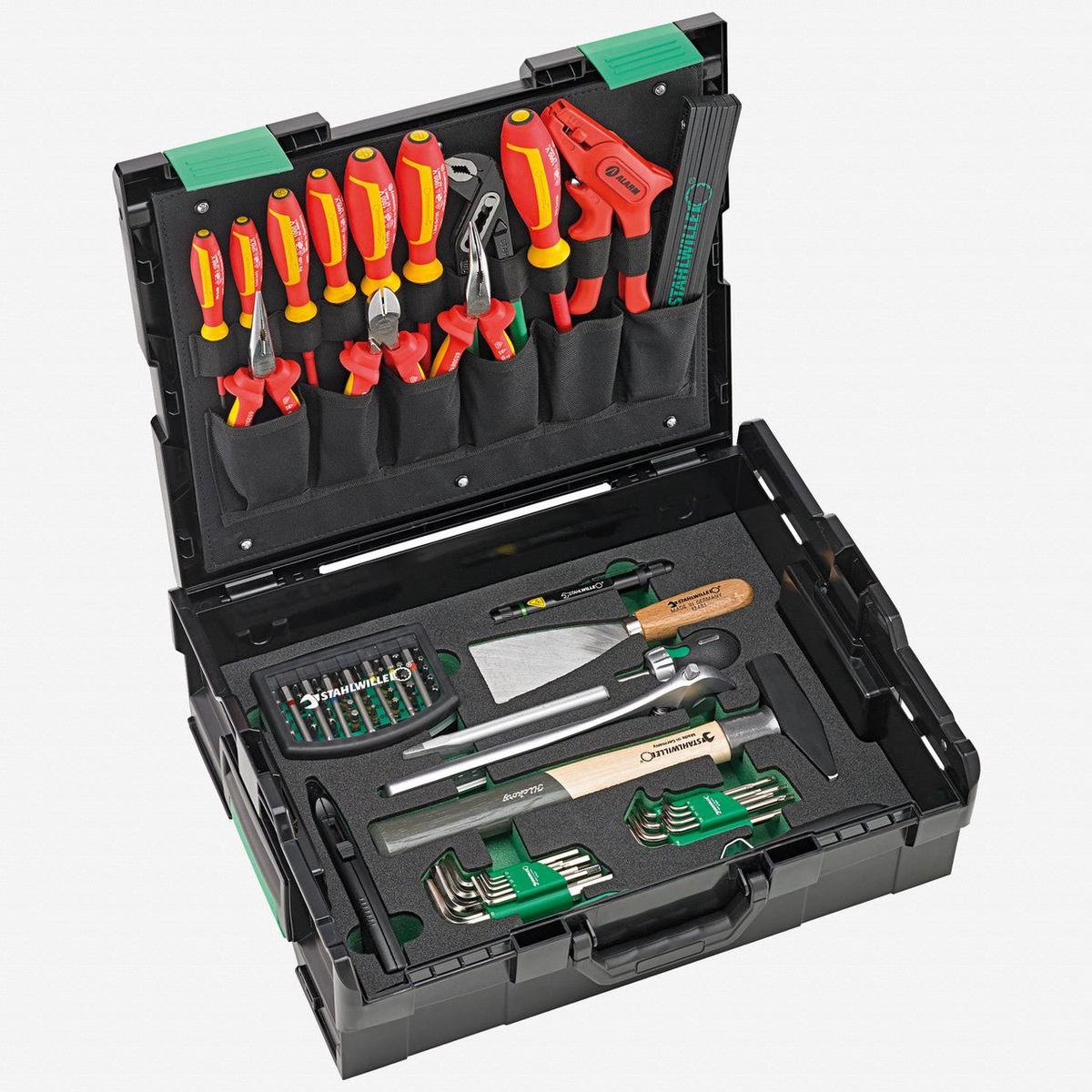 Stahlwille STW L-BOXX Elektrikset Electricians Tool Set in L-Boxx 97 Pieces