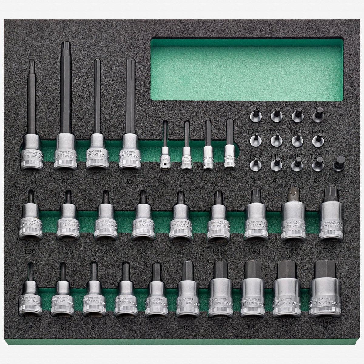 Stahlwille TCS 11 82140 Inside TORX and Hex Socket Set 14 and 12 Drive 41 Pieces