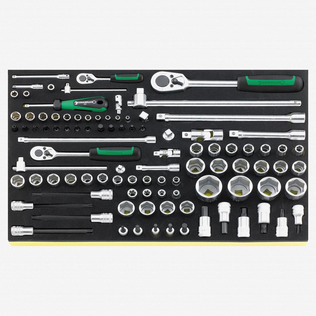 Stahlwille TCS 40456527819 14 38 12 Metric Socket Set in TCS Inlay 97 Pieces