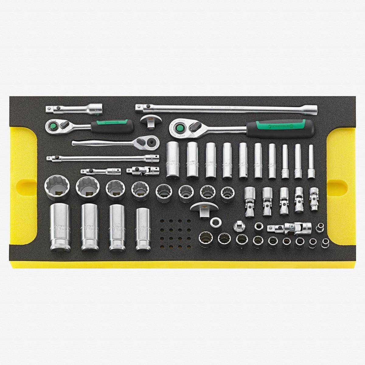Stahlwille TCS WT 4045463714 14 and 38 Metric Socket Set in TCS Inlay 51 Pieces