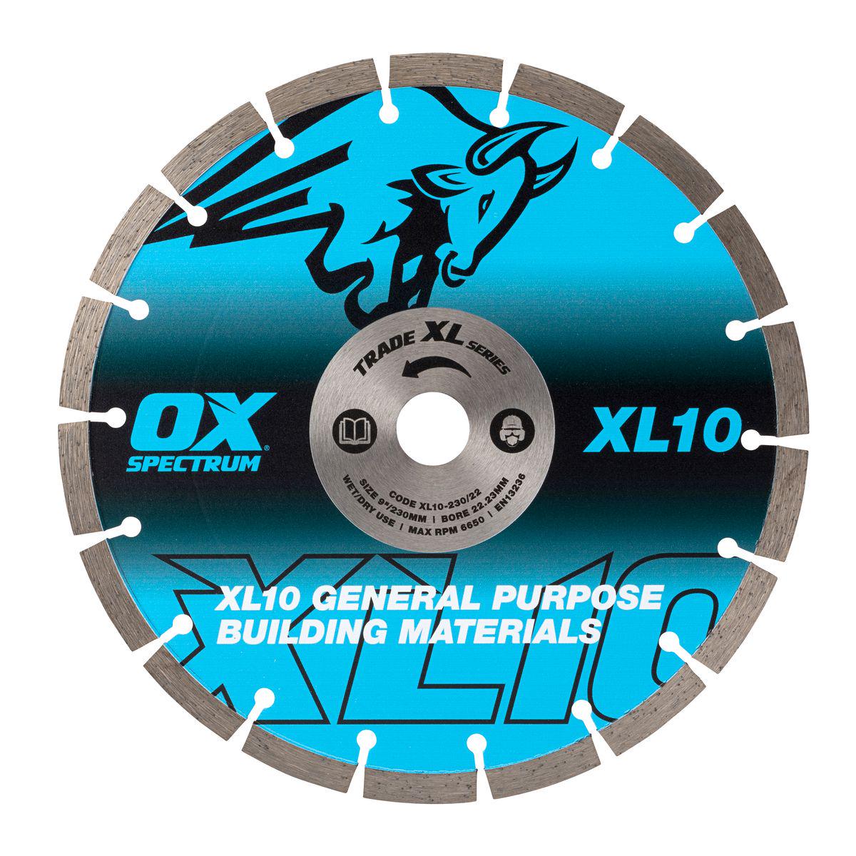 OX TRADE XL-10 SEGMENTED DIAMOND BLADE - GENERAL PURPOSE