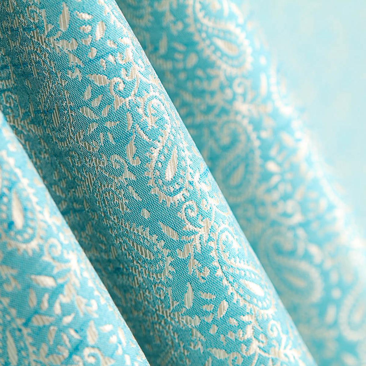 Brocart Cachemire Turquoise