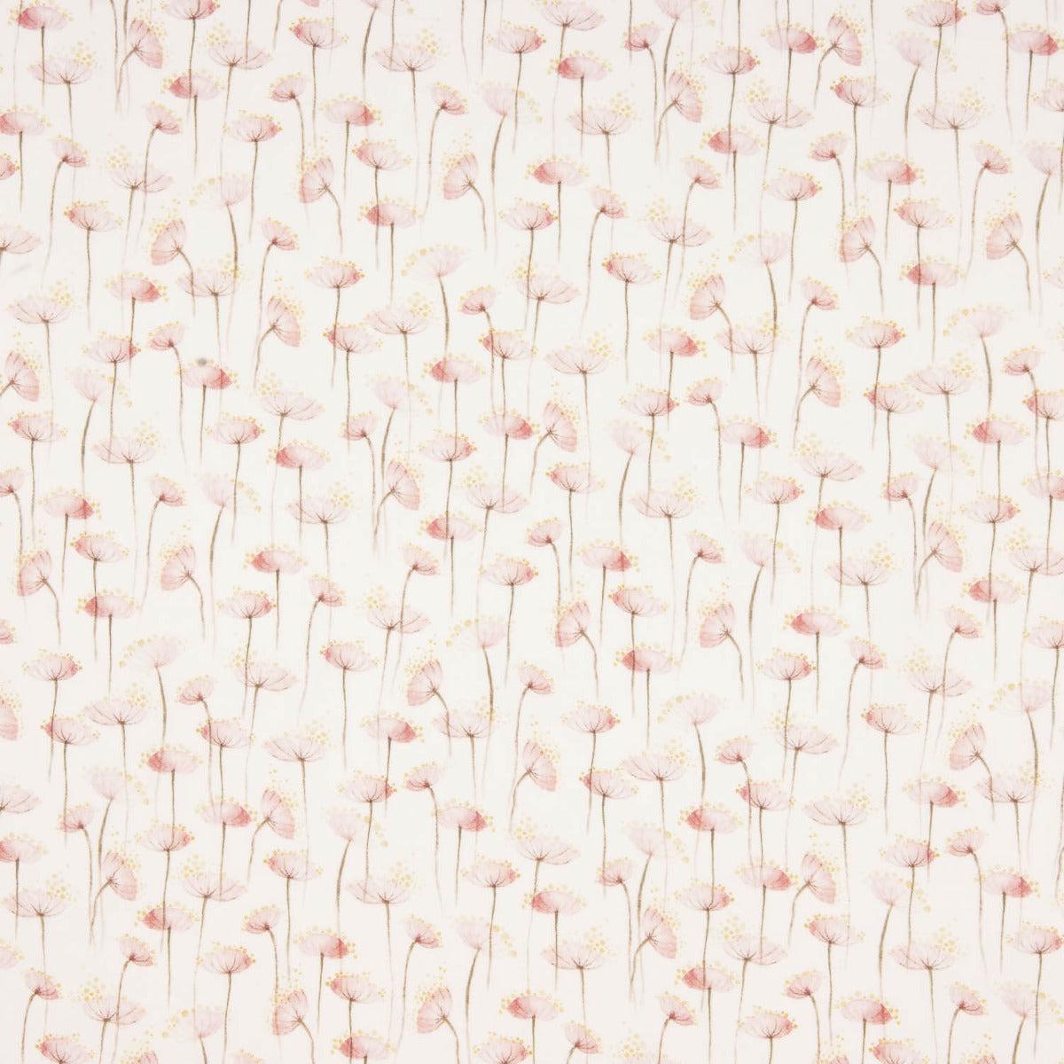 Voile de coton imprim Brise florale