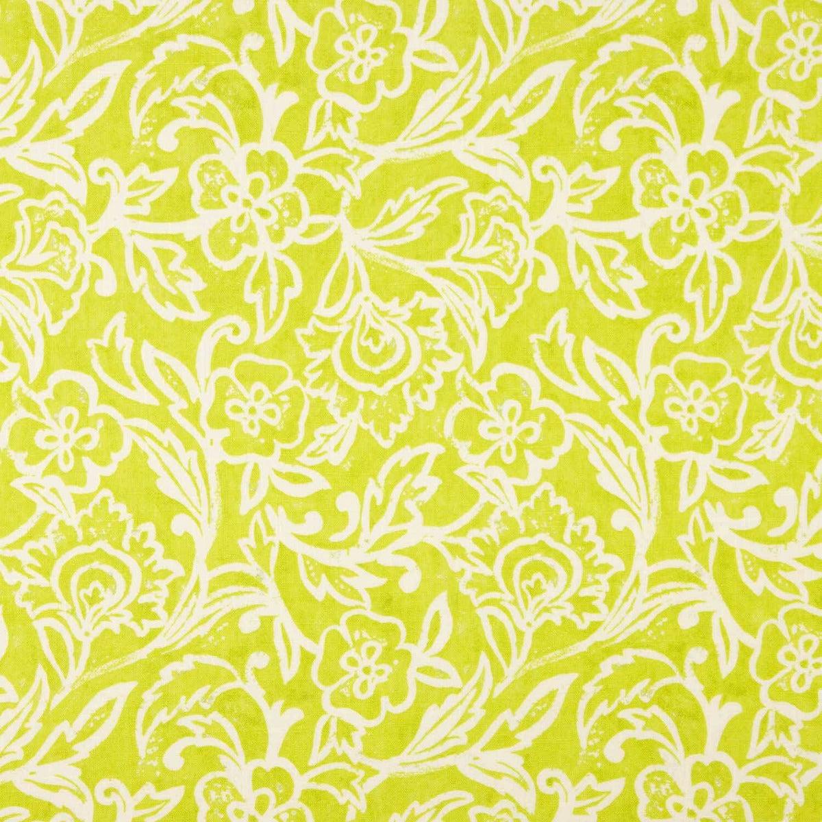 Viscose semi-lin Citrus Garden