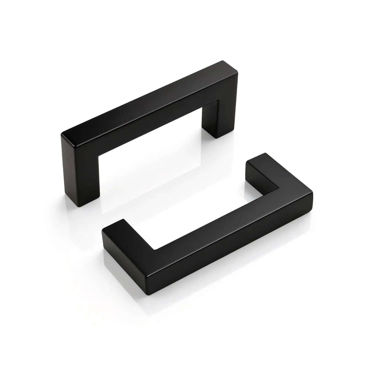 10 Pack 3 Inch Black Stainless Steel Cabinet Pulls For Kitchen Cabinets, Bathrooms And Furniture Rust Resistant, Durable Handles For Dresser, Vanity And Pantry, Easy To Install