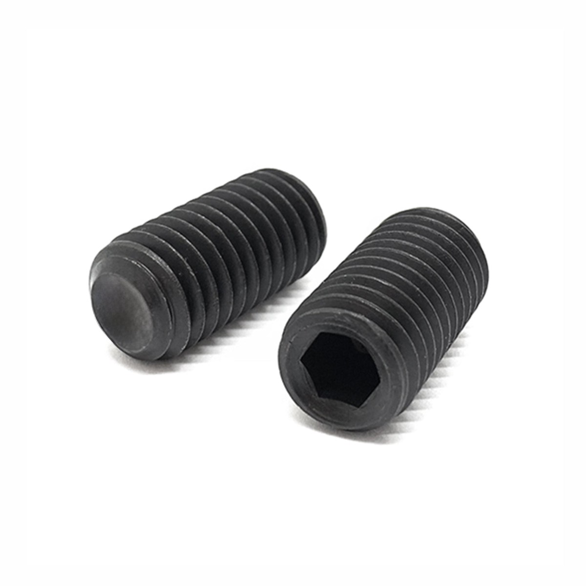 #10-24x5/8" Alloy Flat Point Allen Socket Set Screw Black Oxide