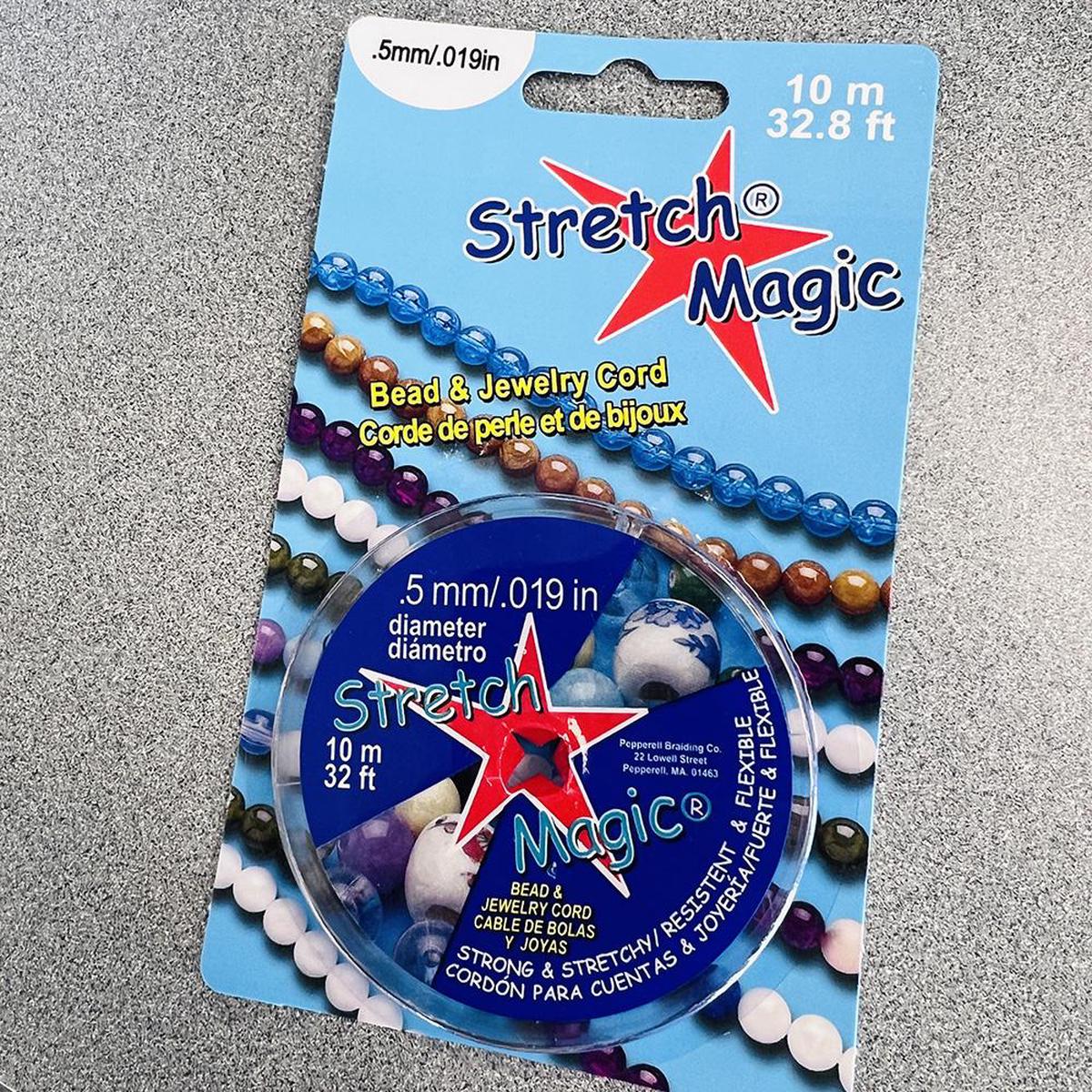 .5MM Stretch Magic Black Elastic Bead Cord