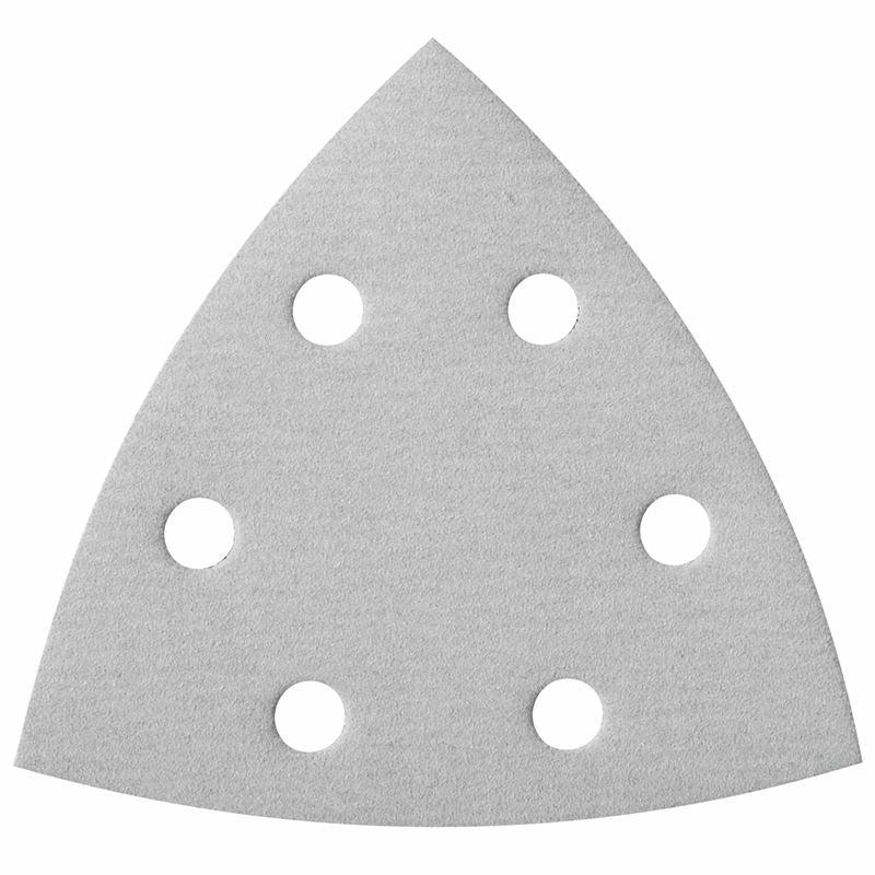 Bosch | SDTW040 3-1/2 In. 40 Grit 5 Pk. White Detail Sander Abrasive Triangles for Paint