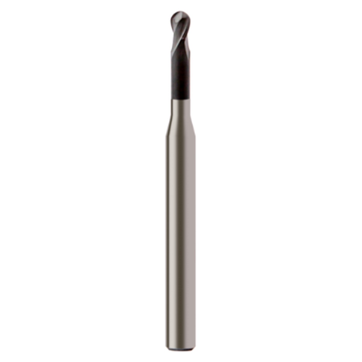 0.6mm x 8.0mm Reach - 2 Flute Miniature Ball Nose Ext Neck Slot Drill - Europa Tool Graphex