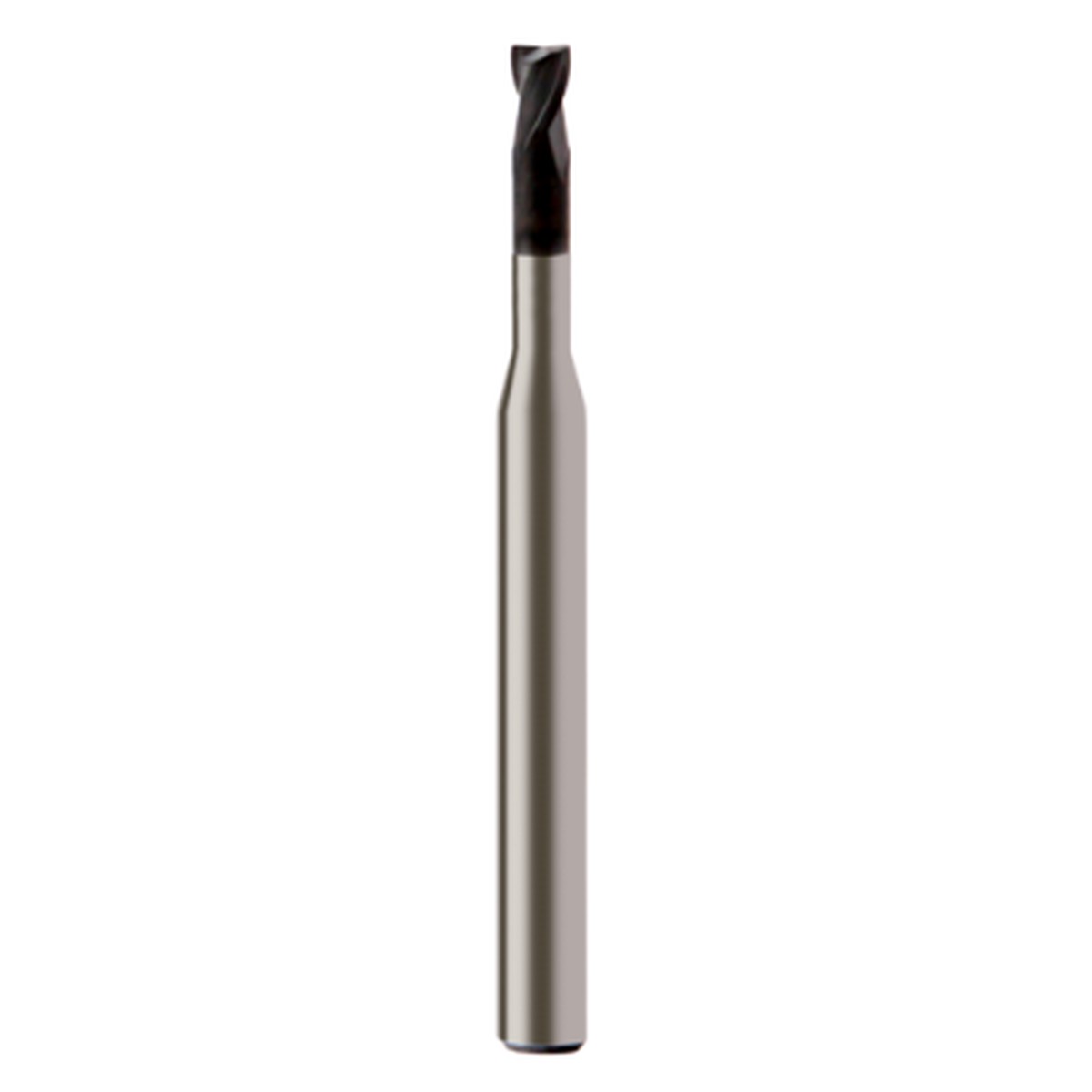 0.5mm x 2.5mm Reach - 2 Flute Mini Corner Radius Ext Neck Slot Drill - Europa Tool Graphex