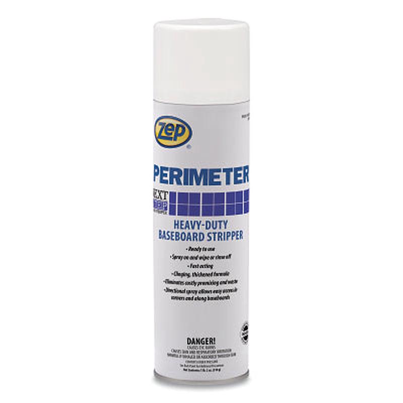 Zep Professional 501 Baseboard Stripper, 18 oz, Aerosol, Mild Solvent Scent, Perimeter