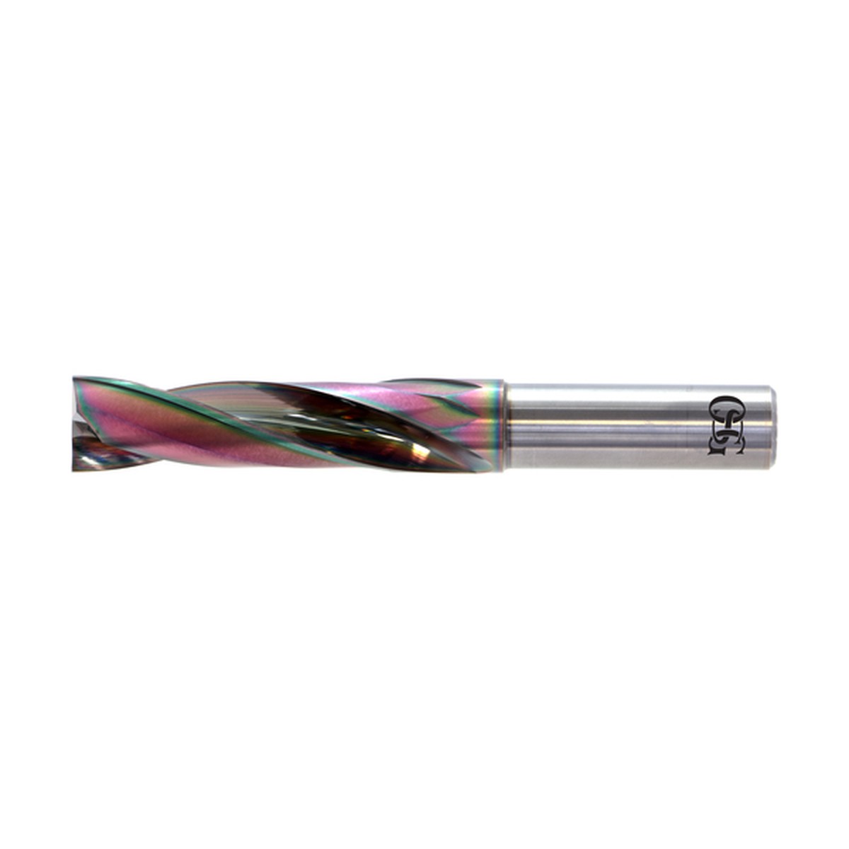 0.25mm Flat Bottom Drill 2 Flute Solid Carbide EgiAs Coated 2xD - OSG